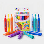 3D Art Pen Set Heat-Activated Raised Effect Six Colors