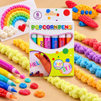 3D Art Pen Set Heat-Activated Raised Effect Six Colors