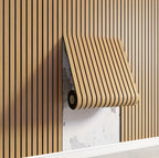 3D Wall Panel Wood Texture Self-Adhesive Water & Scratch-Resistant