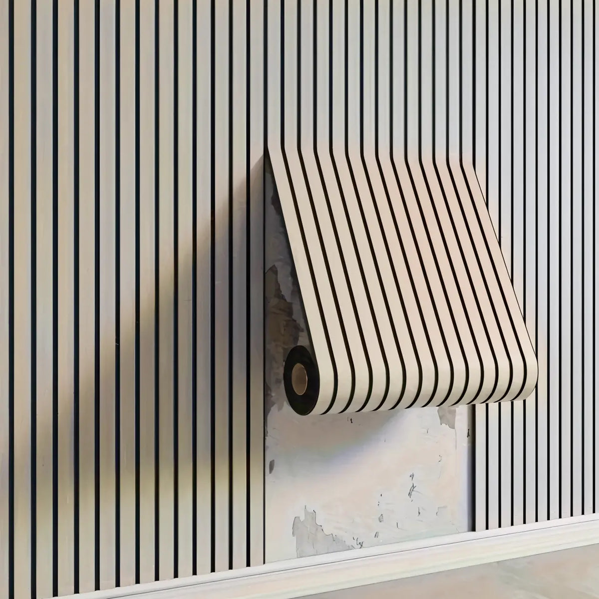 3D Wall Panel Wood Texture Self-Adhesive Water & Scratch-Resistant
