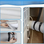 AC Hose Cover Thermal-Insulated Waterproof Zipper & Straps