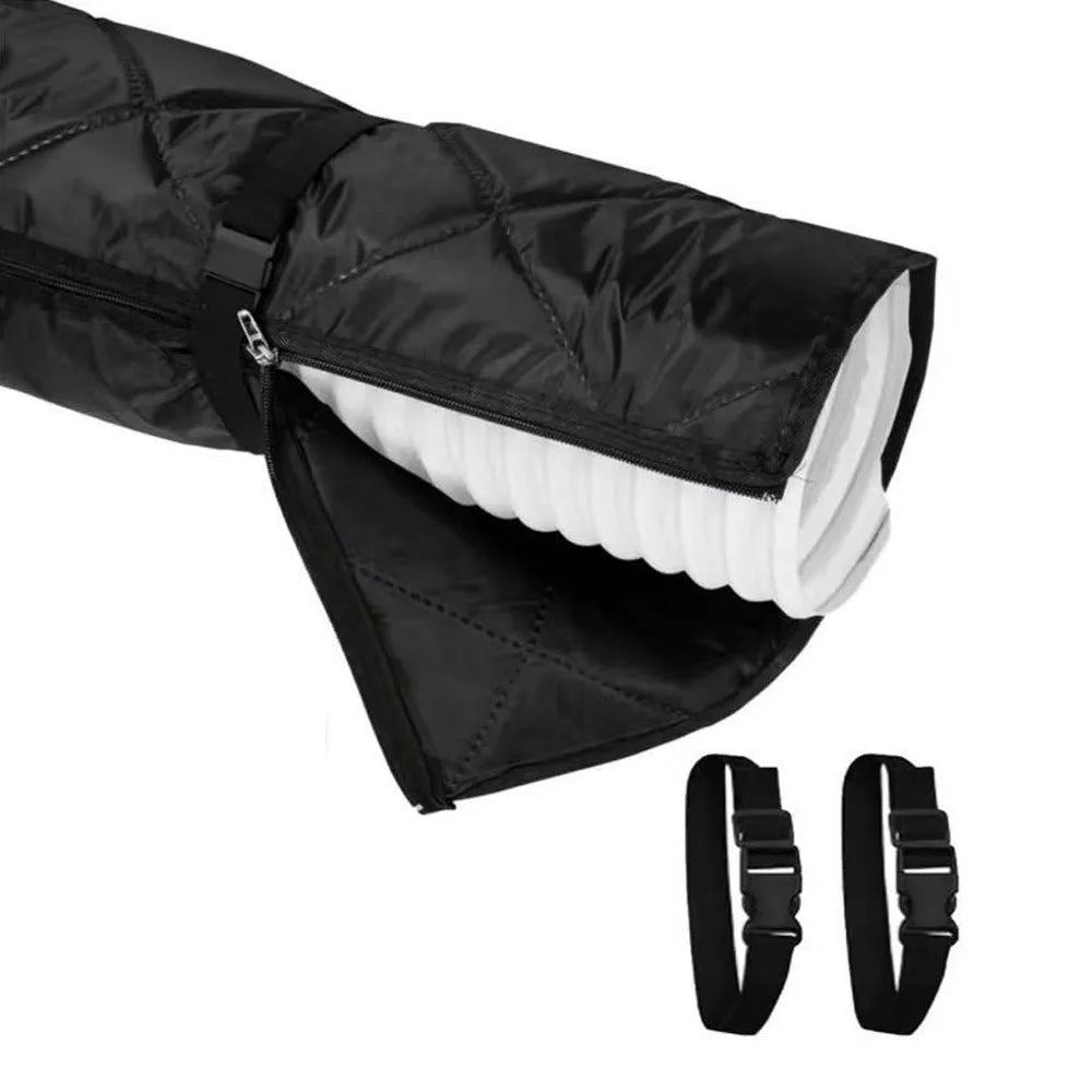 AC Hose Cover Thermal-Insulated Waterproof Zipper & Straps