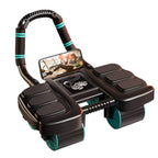 Ab Roller Four-Wheel Automatic Rebound Padded Elbow Supports