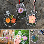 Acrylic Bookmarks Real Dried Flowers Set of 30