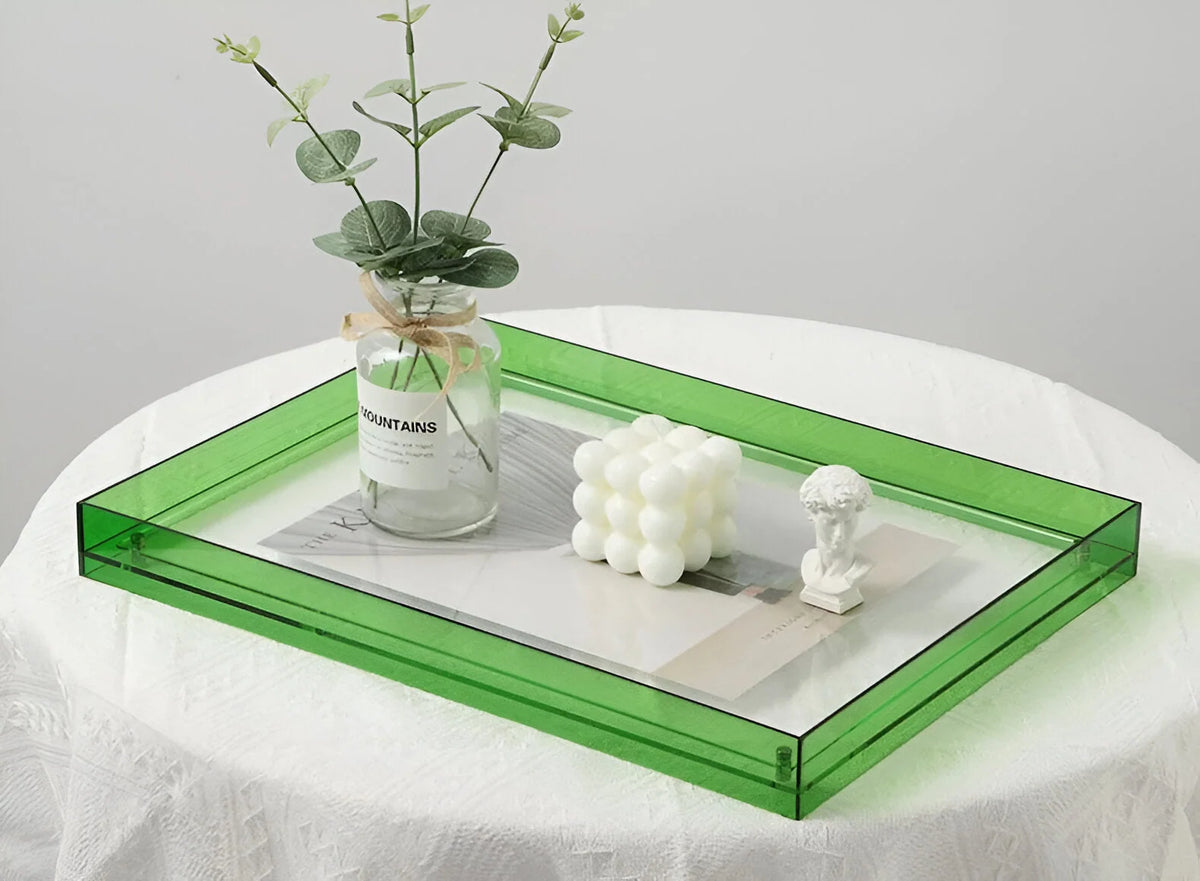 Acrylic Photo Frame Transparent Floating Desk & Wall Display