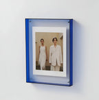 Acrylic Photo Frame Transparent Floating Desk & Wall Display