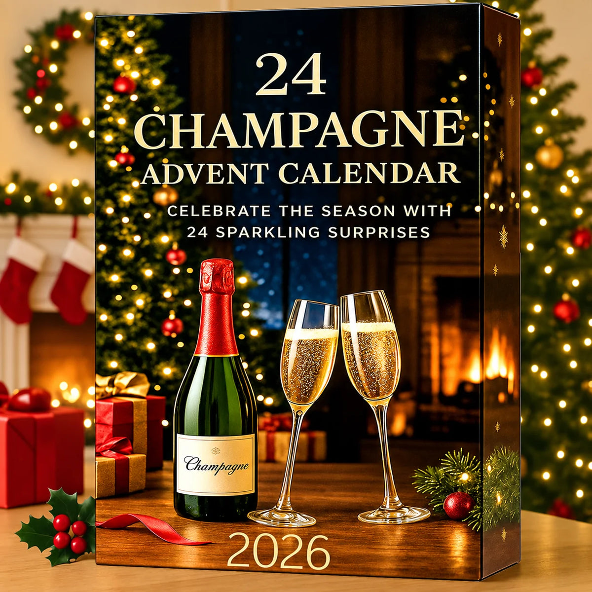 Advent Calendar 24 Decorative Mini Bottles