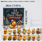 Advent Calendar 24 Duck Figurines Collectible Set