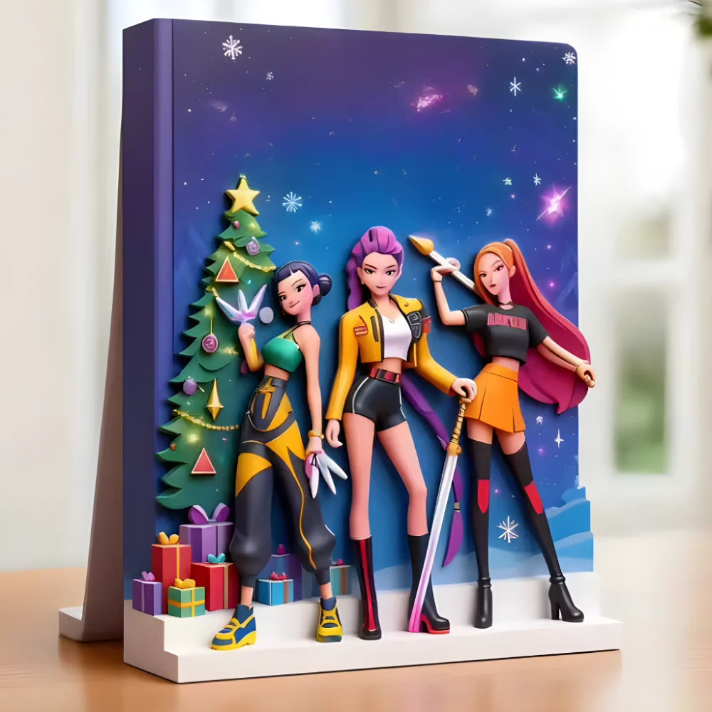 Advent Calendar 24 Mini Figures Acrylic Display Box