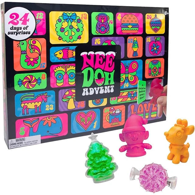 Advent Calendar 24 Mini Squishy Toys Sensory Countdown