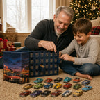 Advent Calendar 24 Miniature Classic Cars Display Collection