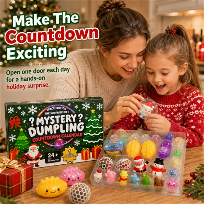 Advent Calendar 24 Putty Toys Sensory Christmas Countdown