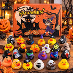 Advent Calendar 24 Squeezable Vinyl Duck Toys