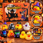 Advent Calendar 24 Squeezable Vinyl Duck Toys