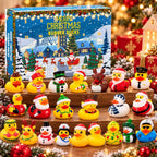 Advent Calendar 24 Squeezable Vinyl Duck Toys