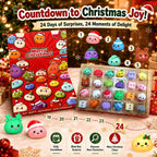 Advent Calendar 24 TPR Squeeze Figures Stress Relief