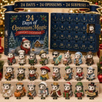 Advent Calendar Acrylic Animal Design 24-Day Countdown