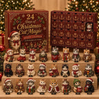 Advent Calendar Acrylic Animal Design 24-Day Countdown