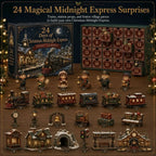 Advent Calendar Acrylic Hanging Christmas Village Design