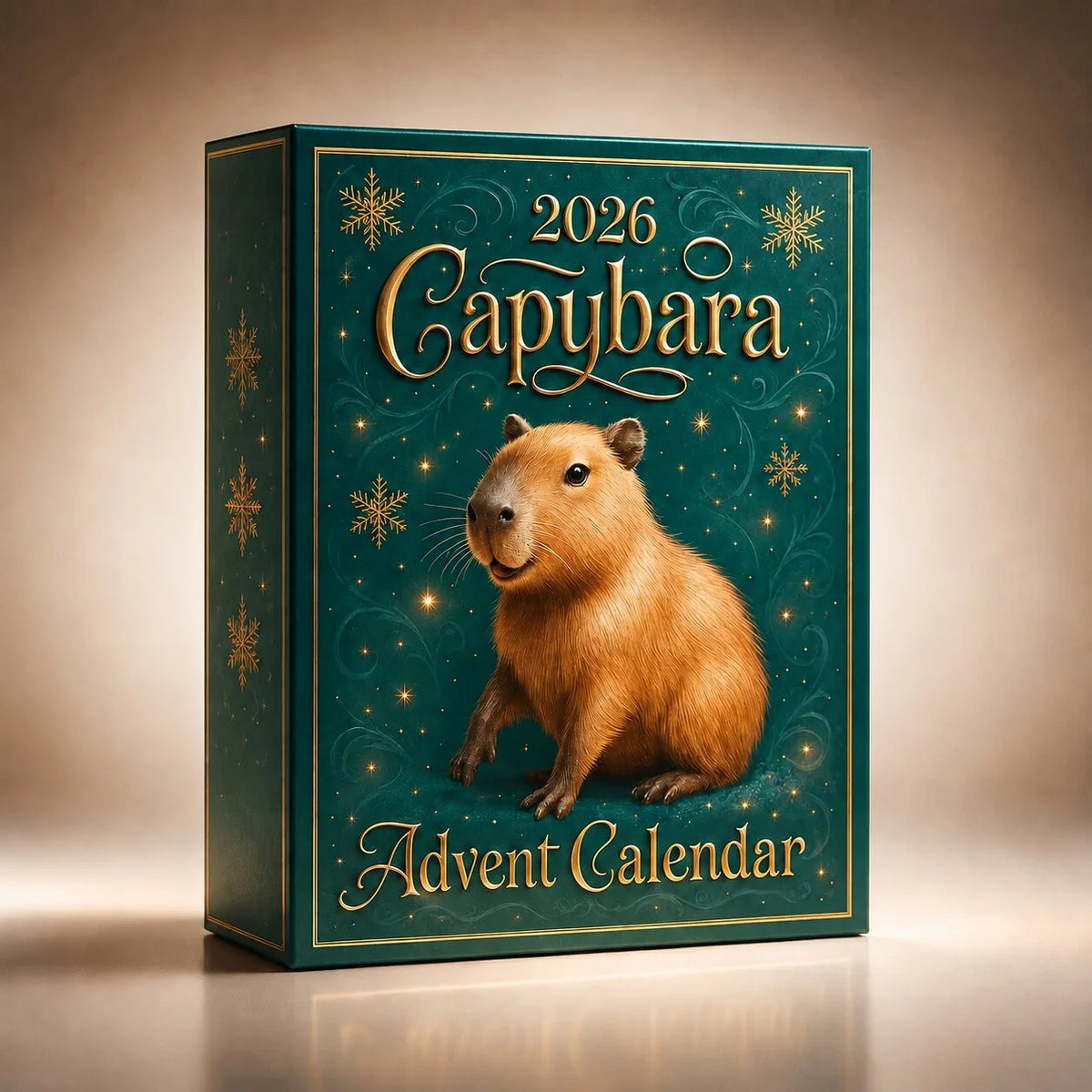 Advent Calendar Capybara Ornaments 24-Day Christmas Countdown