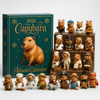 Advent Calendar Capybara Ornaments 24-Day Christmas Countdown