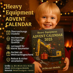 Advent Calendar Construction Vehicles Die-Cast Metal 24 Doors