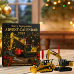 Advent Calendar Construction Vehicles Die-Cast Metal 24 Doors
