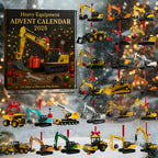 Advent Calendar Construction Vehicles Die-Cast Metal 24 Doors