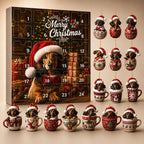 Advent Calendar Dachshund Ornaments 24 Daily Surprises