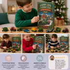 Advent Calendar Farm Vehicles 24-Day Countdown