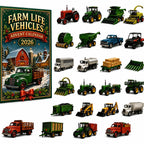 Advent Calendar Farm Vehicles 24-Day Countdown