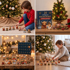 Advent Calendar Highland Cow Figures Set of 24