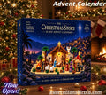 Advent Calendar Nativity Scene 24-Day Hanging or Standing