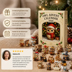 Advent Calendar Owl Design 24-Day Christmas Countdown