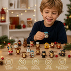 Advent Calendar Owl Design 24-Day Christmas Countdown