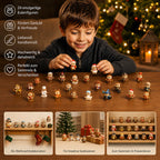 Advent Calendar Owl Design 24-Day Christmas Countdown