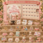 Advent Calendar Sewing-Themed Collectible Set of 24 Miniatures