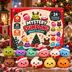 Advent Calendar Slow-Rising Squishy Figures 24-Piece Christmas Set