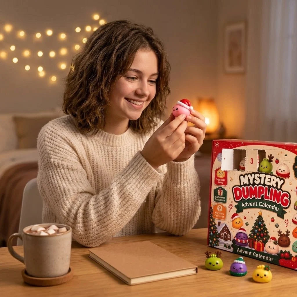 Advent Calendar Slow-Rising Squishy Figures 24-Piece Christmas Set