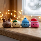 Advent Calendar Slow-Rising Squishy Figures 24-Piece Christmas Set