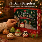 Advent Calendar Soft Squeezable Bao Figures 24-Day Countdown