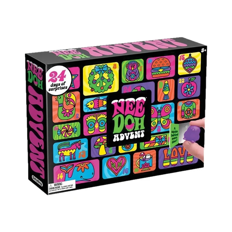 Advent Calendar Stress Relief TPR Toys Daily Surprises