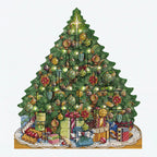 Advent Calendar Wooden With Lights & Music 24 Doors