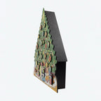 Advent Calendar Wooden With Lights & Music 24 Doors