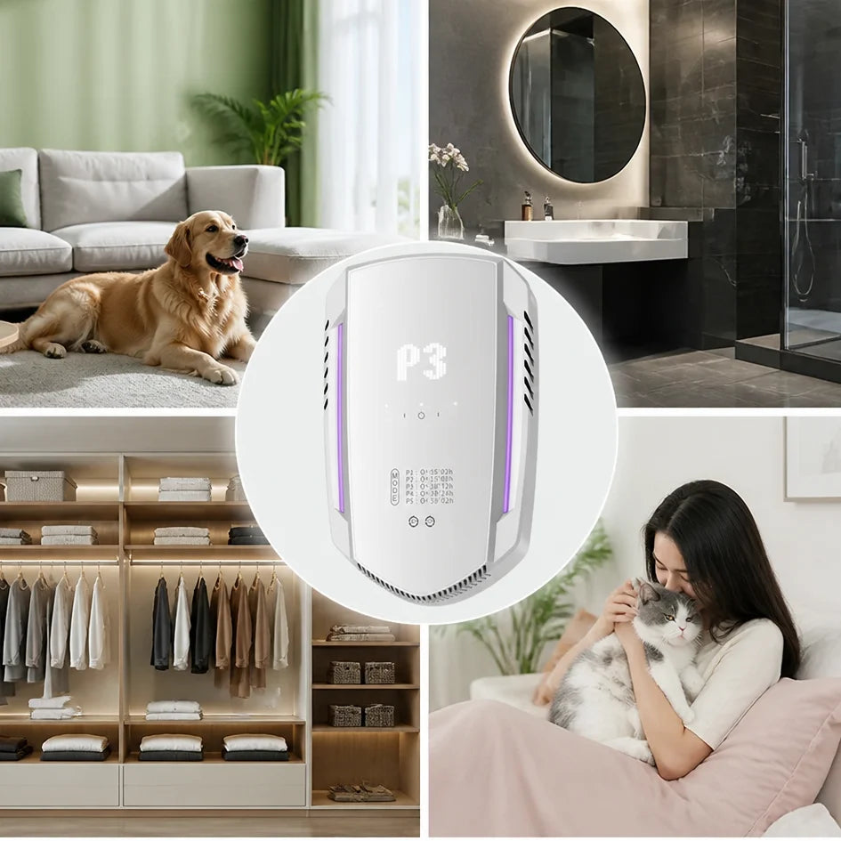 Air Purifier Compact Wall-Mountable Whisper-Quiet