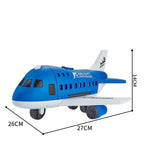 Airplane Playset Transforming Play Base Fold-Out Tracks