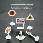 Airplane Playset Transforming Play Base Fold-Out Tracks