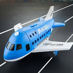 Airplane Playset Transforming Play Base Fold-Out Tracks