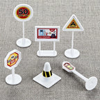 Airplane Playset Transforming Play Base Fold-Out Tracks