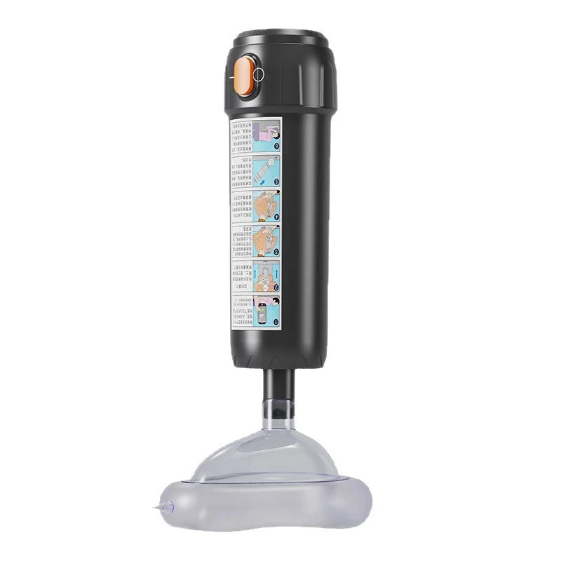 Airway Suction Device Manual One-Button Three Silicone Masks